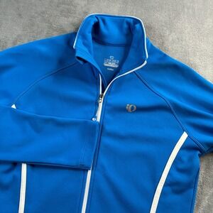 Pearl Izumi Select Series Women's Blue Full Zip Cycling Jacket Medium -READ